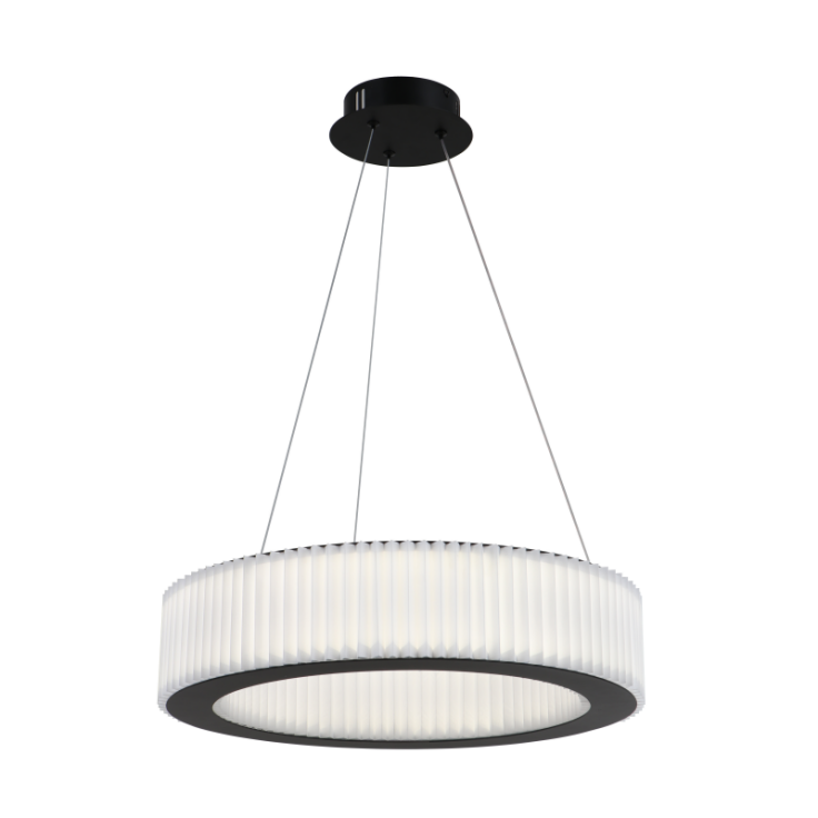 Żyrandol LED z okrągłym pierścieniem