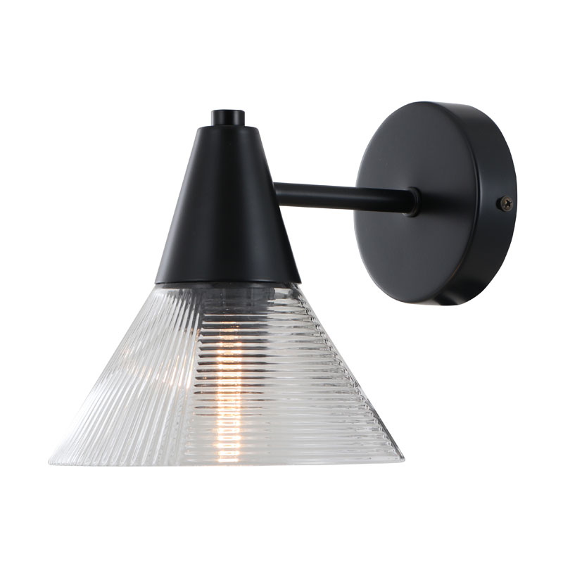 Współczesny, minimalistyczny kinkiet ścienny typu Downlight
