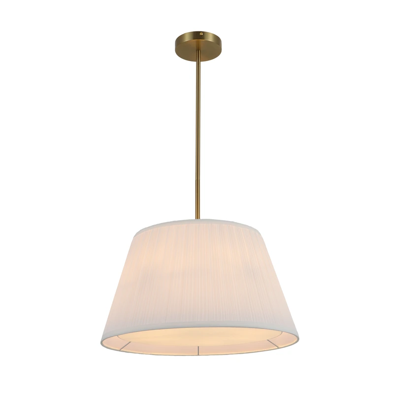 Lampa wisząca z plisowanej tkaniny, 3 kolory