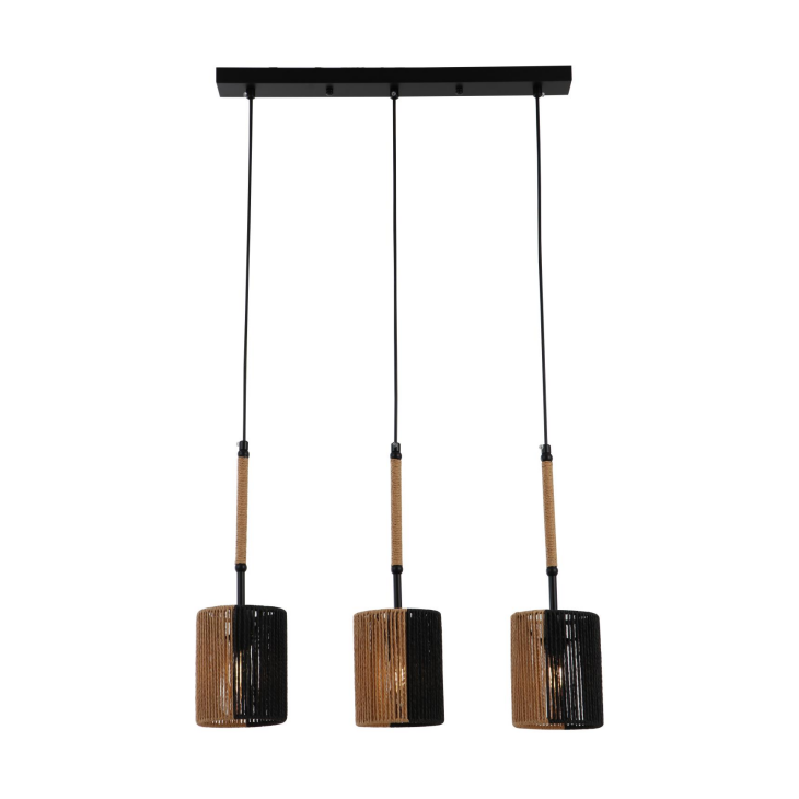Rustykalna papierowa lampa lampa wisiorka