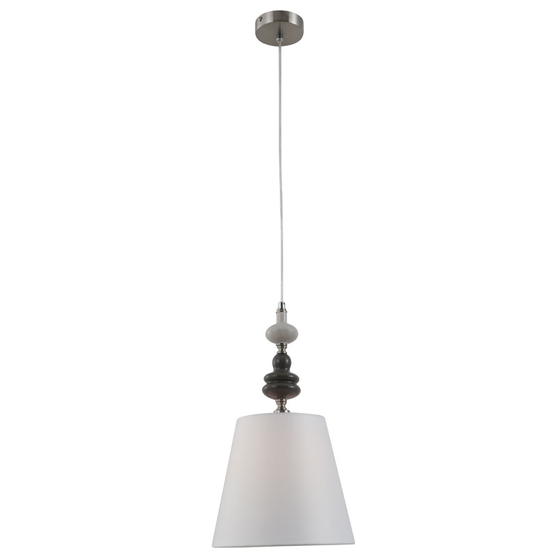 Ceramiczna lampa wisząca z pojedynczą żarówką