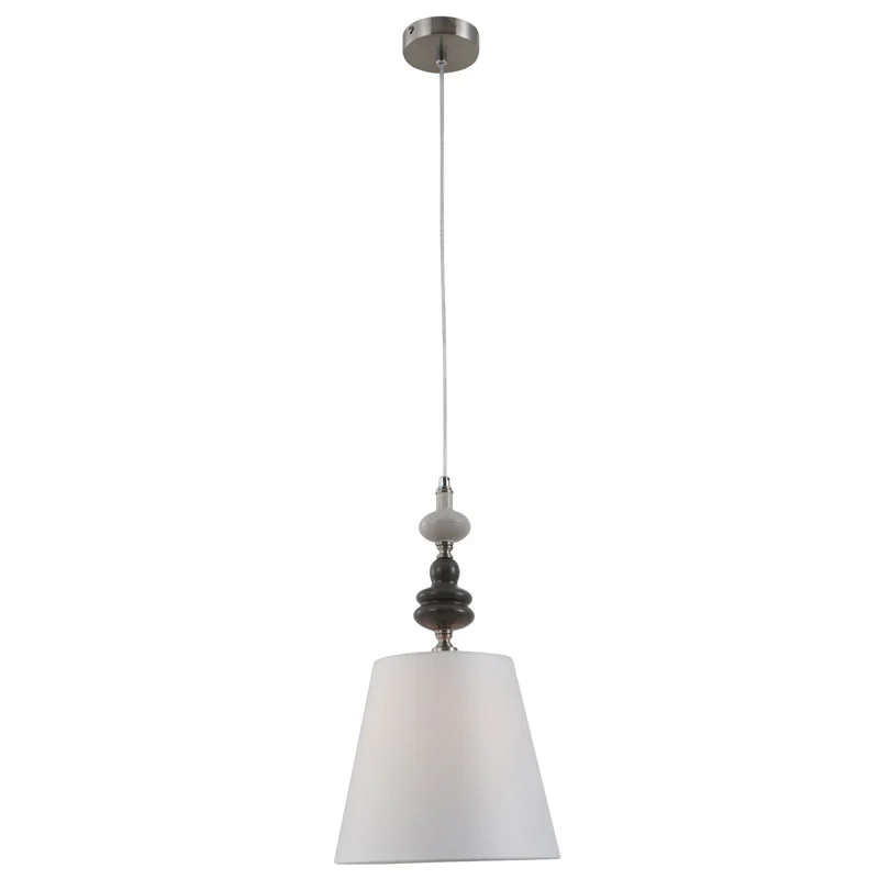Ceramiczna lampa wisząca z pojedynczą żarówką