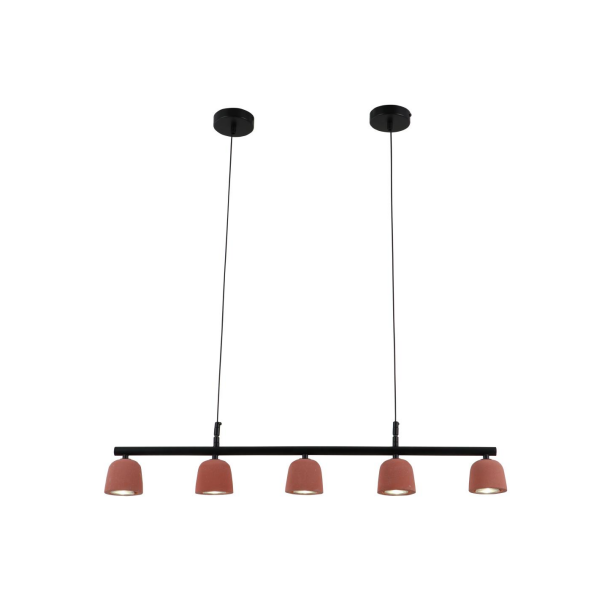 Vulcan Red Minimalist Cement wisiorek