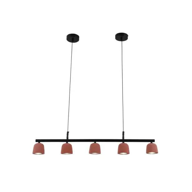 Vulcan Red Minimalist Cement wisiorek